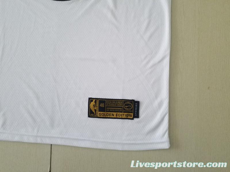 Kawhi Leonard 2 White Golden Edition Jersey