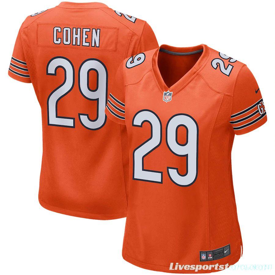 Women's Tarik Cohen Orange Player Limited Team Jersey