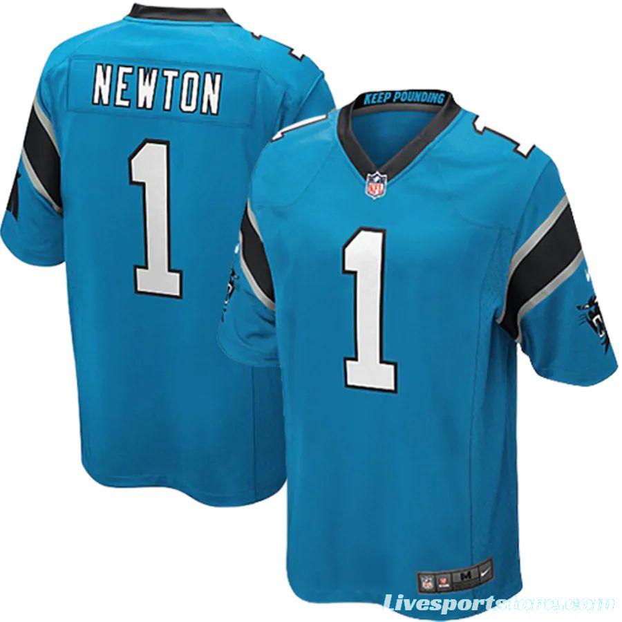 Youth Cam Newton Panther Blue Alternate Player Limited Team Jersey