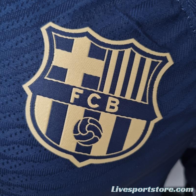 22/23 Barcelona Cyan Soccer Jersey