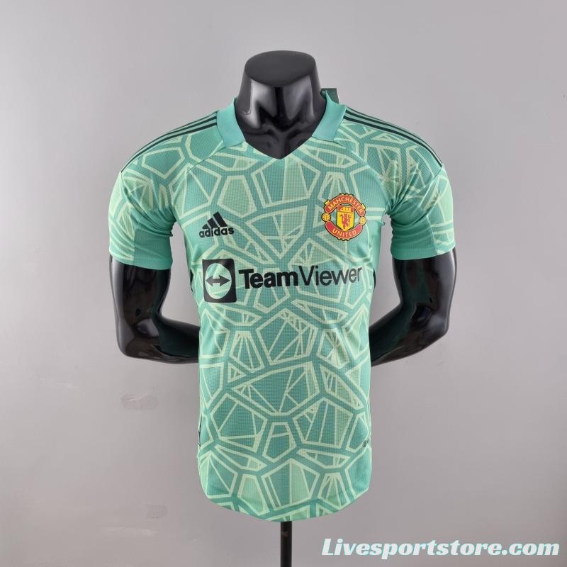 Player Version 22/23 Manchester United Green Goalkeeper