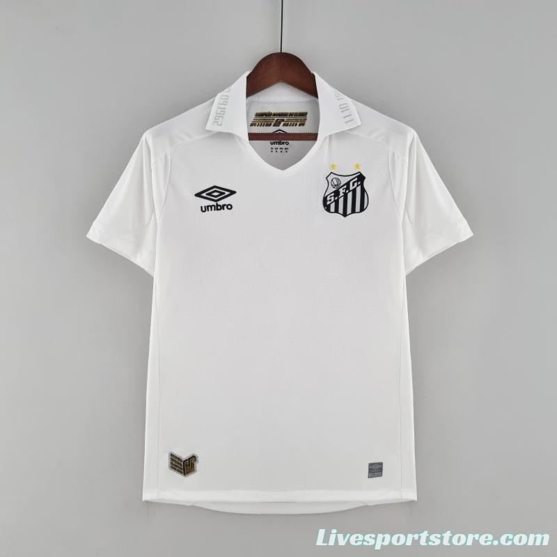 22/23 Santos Home Soccer Jersey