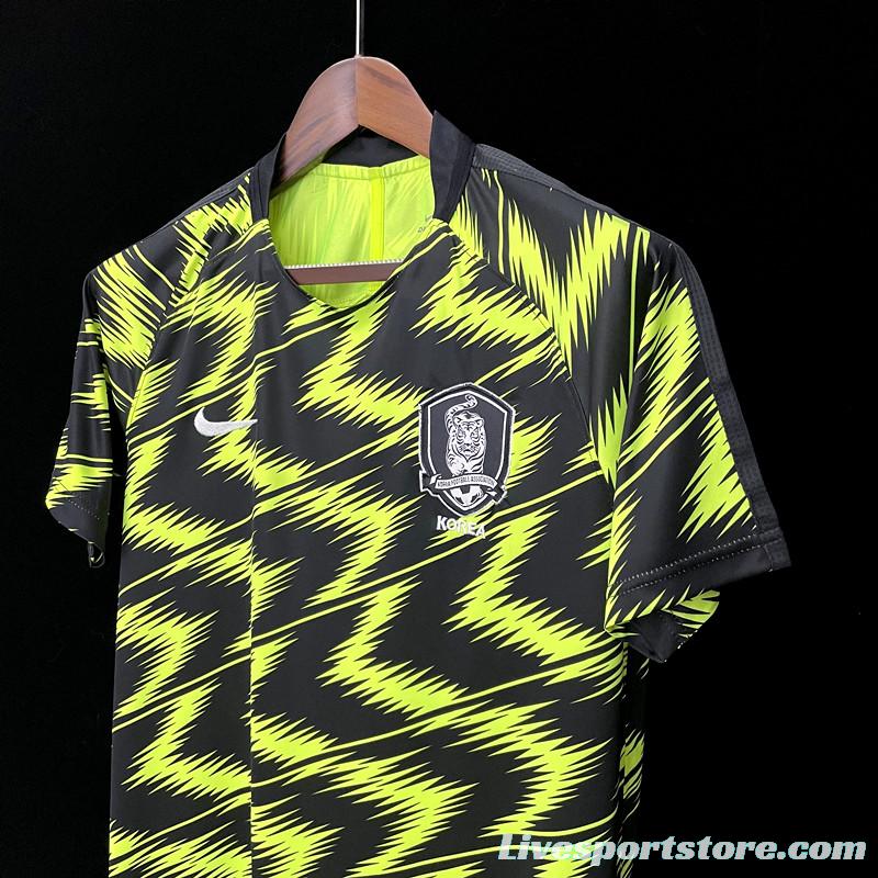 22/23 Korea Pre-match Training Fluorescent Green