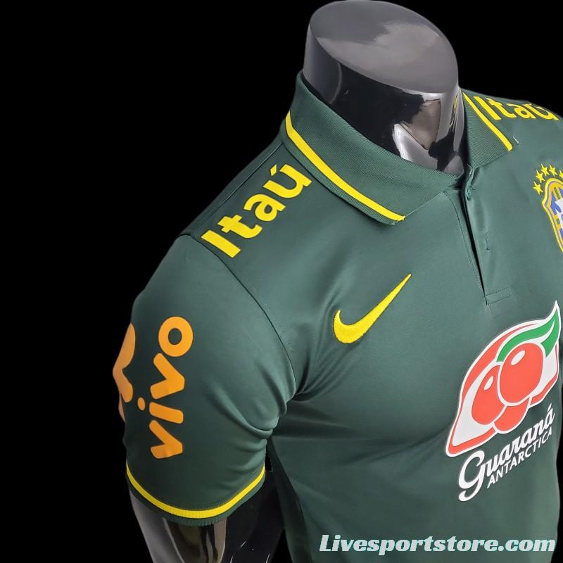 2022 POLO Brazil Pre-match Dark Green