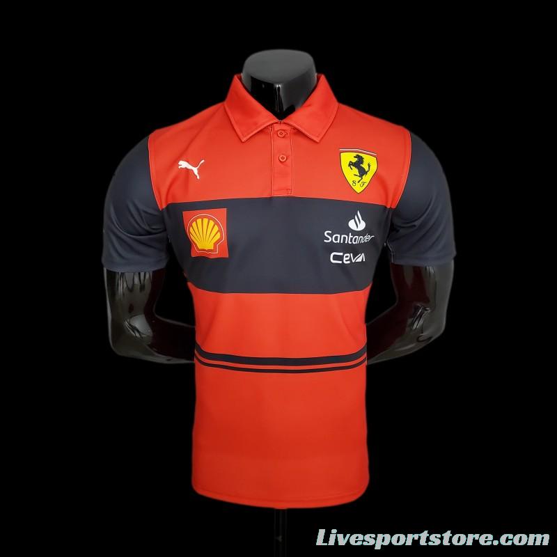 New F1 Formula One; Ferrari Racing Suit Polo Red 