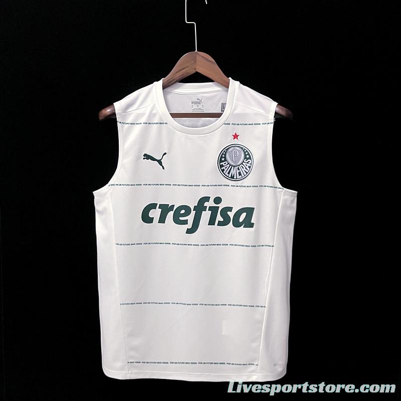 22/23 Vest Palmeiras Away White Soccer Jersey