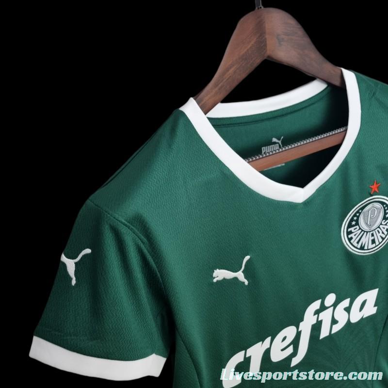 22/23 Palmeiras Woman Home  Soccer Jersey