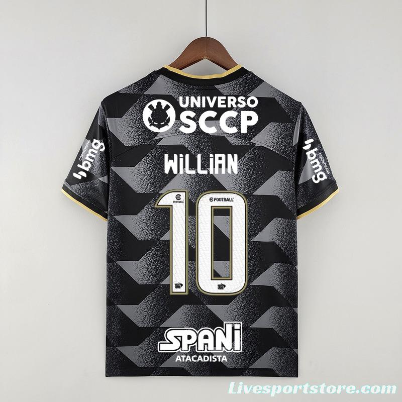 22/23 All Sponsors Corinthians Away  Soccer Jersey