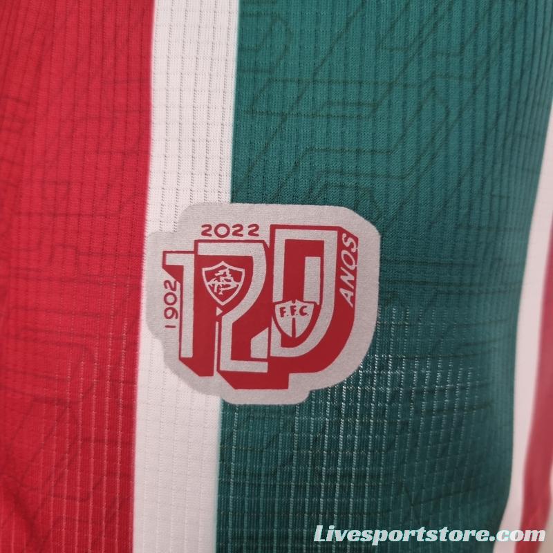 Player Version 22/23 Fluminense Home  Soccer Jersey