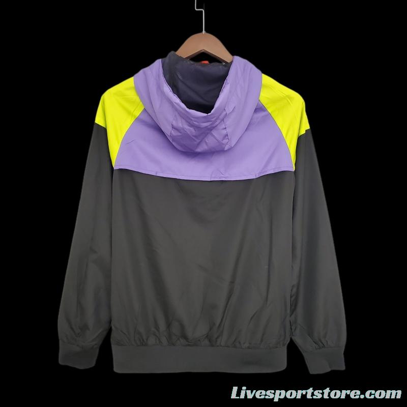 Windbreaker Brazil Purple Black