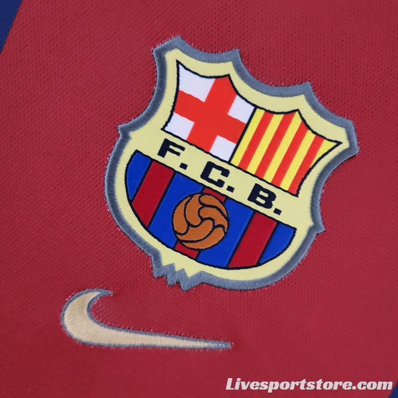 Retro 98/99 Barcelona Home  Soccer Jersey