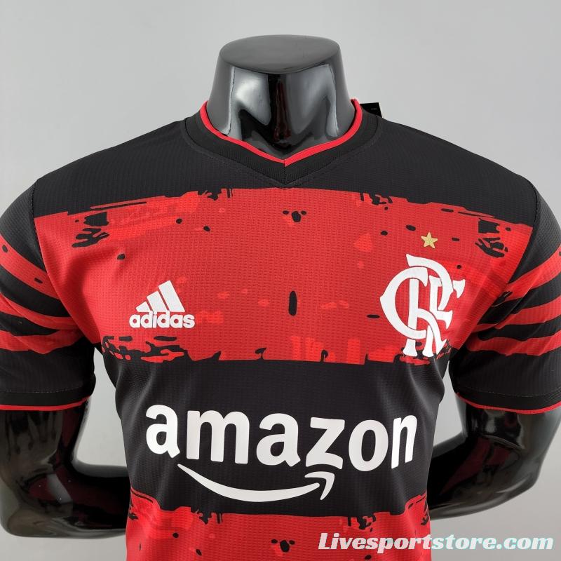 Player Version 22/23 Flamengo Concept Edition Red Black Jersey