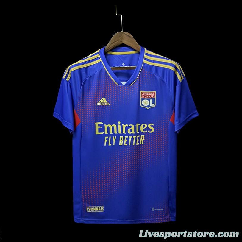 22/23 Lyon 3rd Away Soccer Jersey