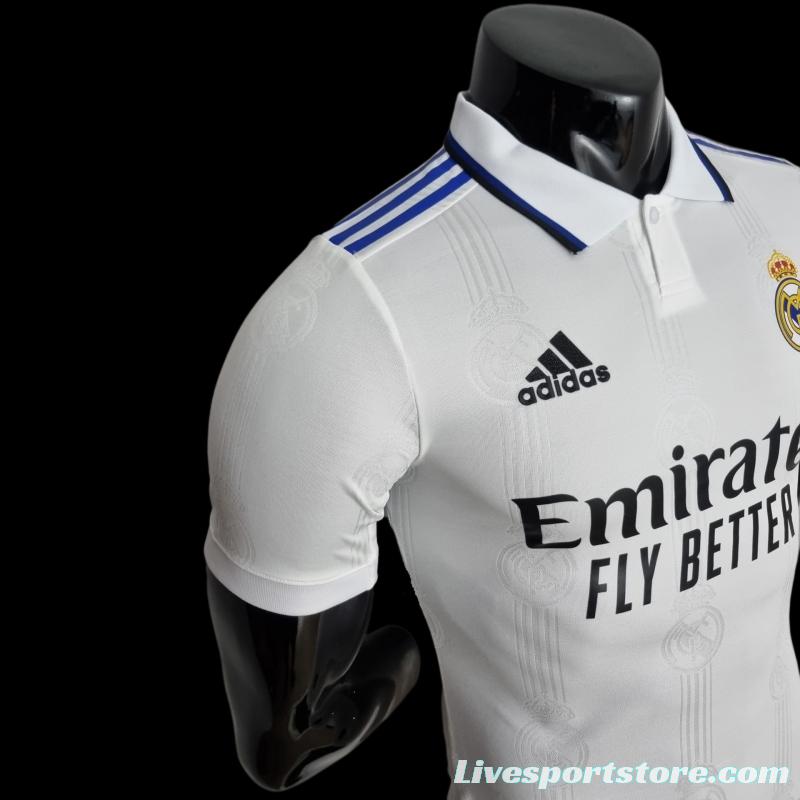 Player Version 22/23 Real Madrid Home Soccer Jersey