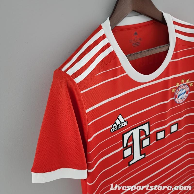 22/23 Bayern Munich Home Soccer Jersey