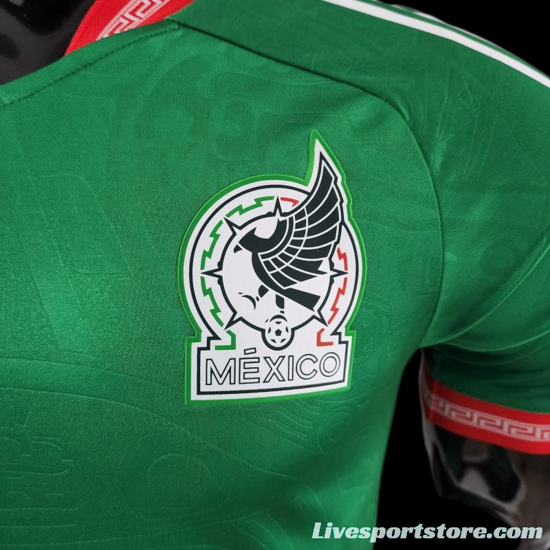 Player Version 2022 Mexico Special Edition Green Jersey