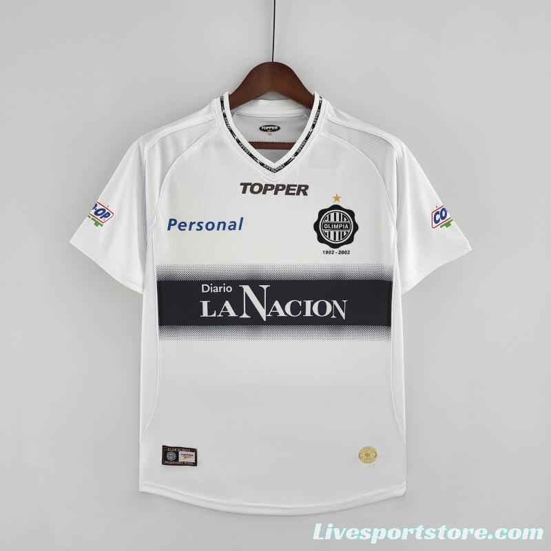 Retro 02/03 Olimpia  Home Soccer Jersey