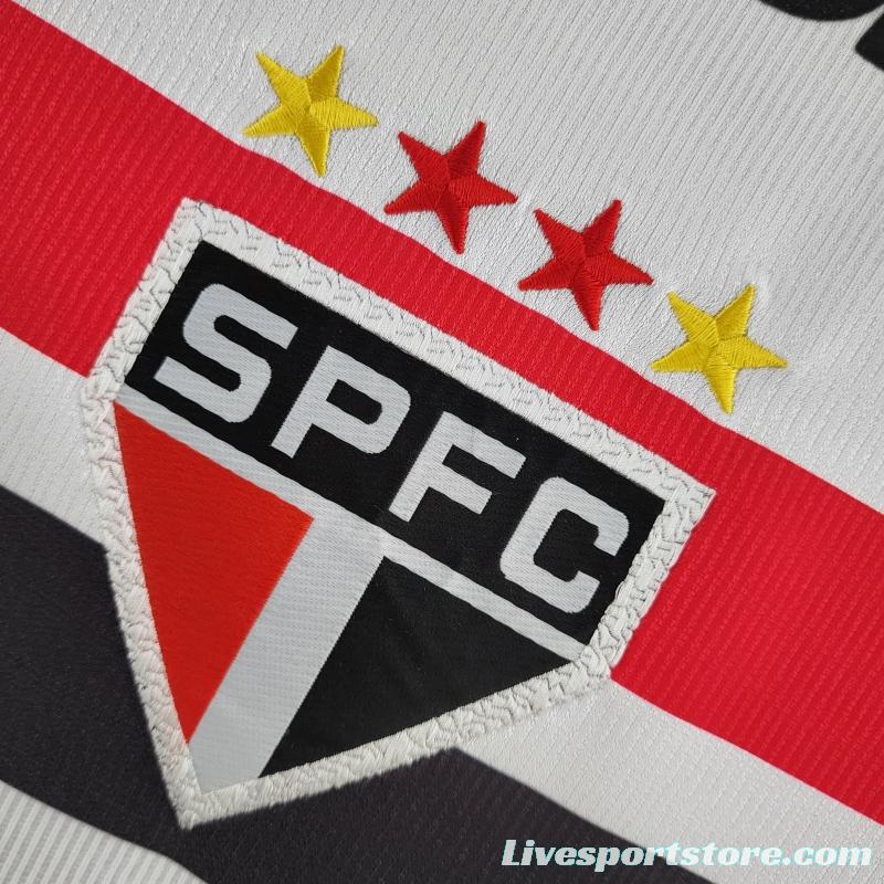 Retro Sao Paulo 1999 Home Soccer Jersey