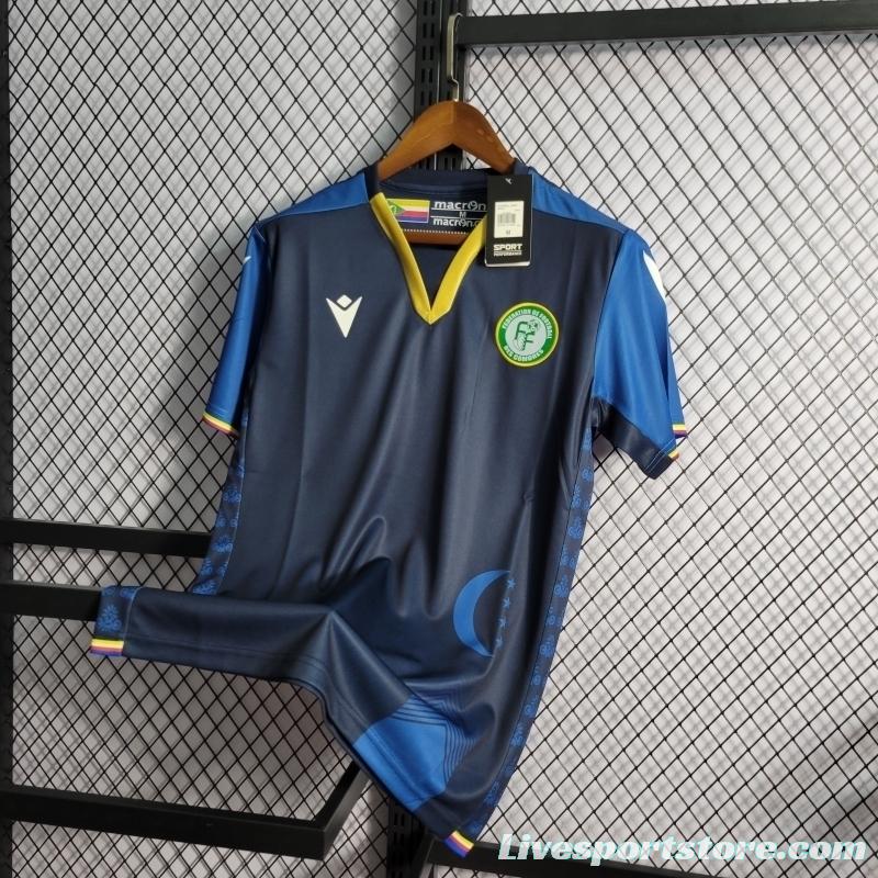 22/23 Comoros Third Sapphire Soccer Jersey