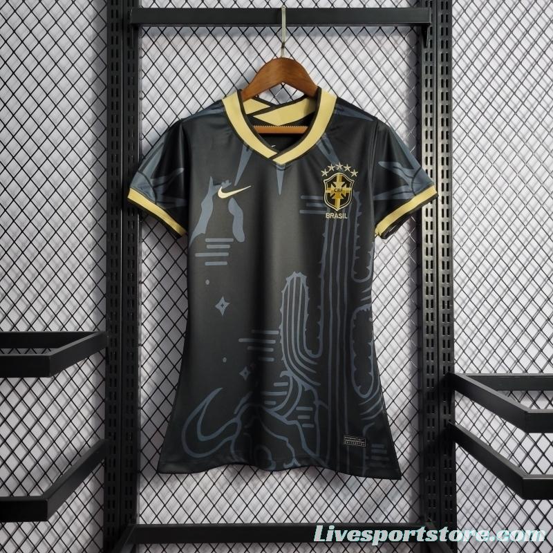 2022 Brazil Women Black Jersey