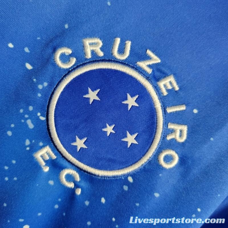 22/23 Women's Cruzeiro Home Soccer Jersey