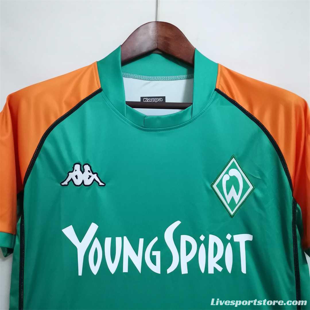 Retro 03-04 SV Werder Bremen Home Soccer Jersey