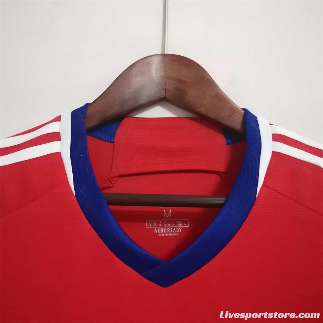 2022 Chile Home Soccer Jersey