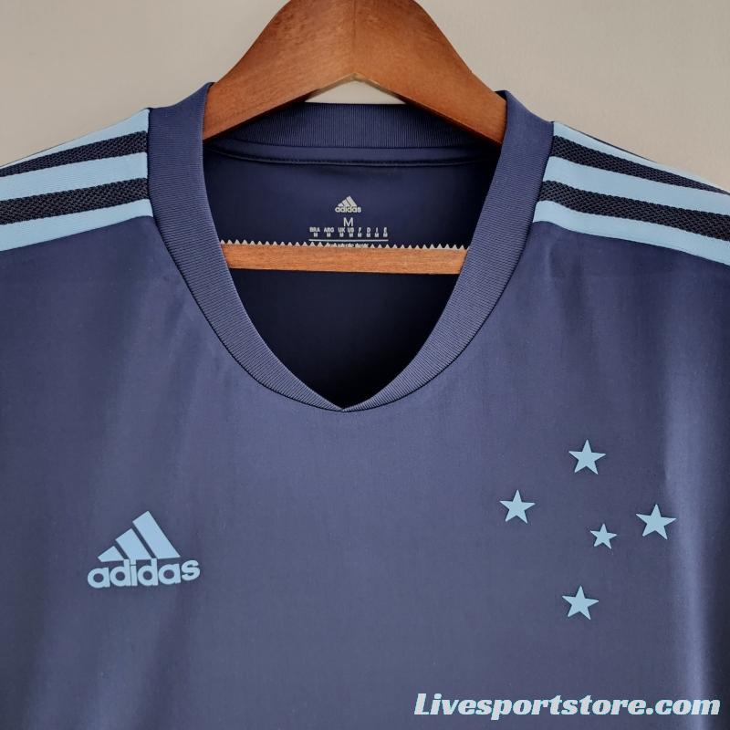 22/23 Cruzeiro Training Jersey Blue Jersey