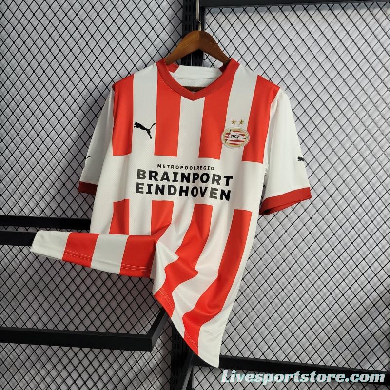 22/23 PSV Eindhoven Home Soccer Jersey