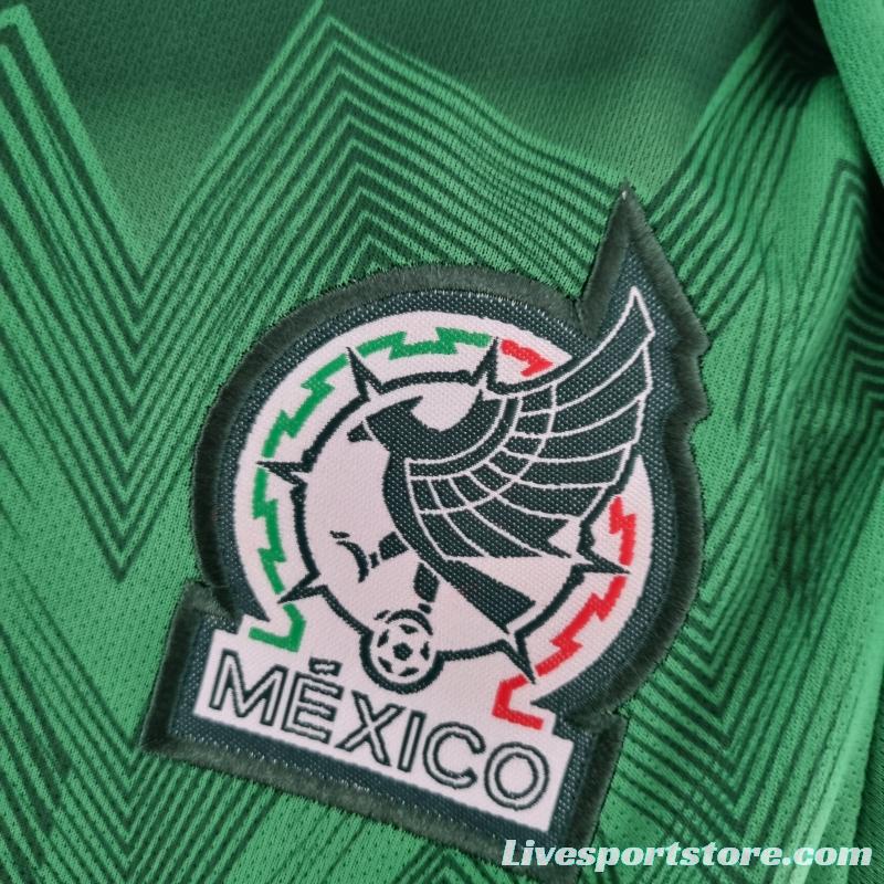 2022 Mexico Home Baby KM#0026 9-12 Soccer Jersey