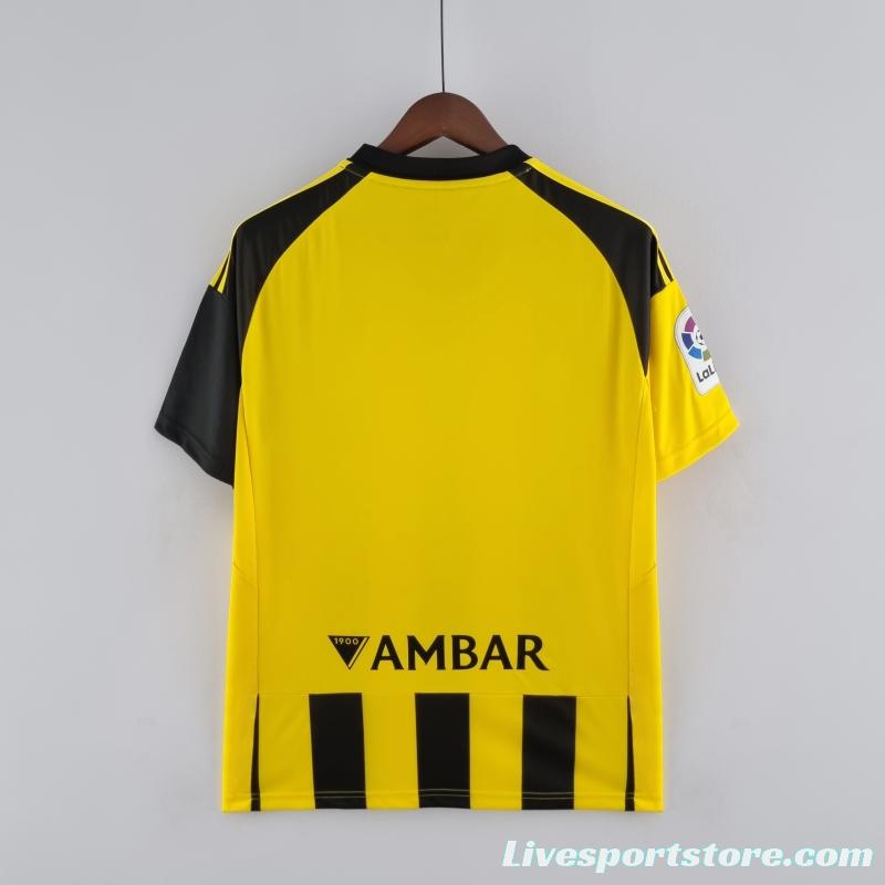 22/23 Real Zaragoza Away Soccer Jersey