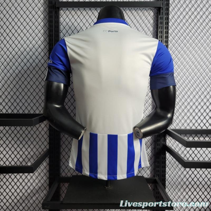 22/23 Player Version Porto Home Soccer Jersey