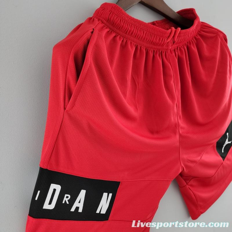 2022 NBA Jordan Shorts Red