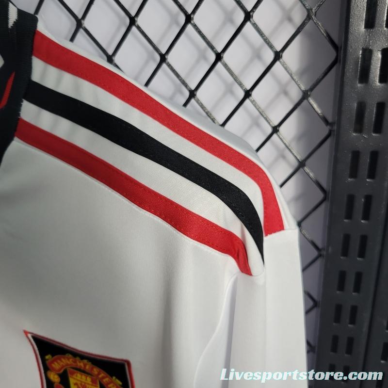 22/23 Long Sleeves Manchester United Away Soccer Jersey