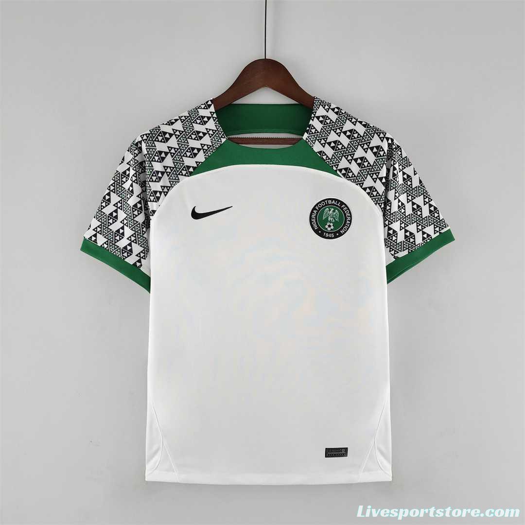 2022 Nigeria Home Soccer Jersey