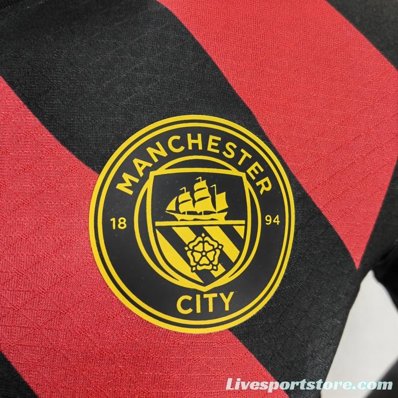 Player Version 22/23 Manchester City Away Soccer Jersey