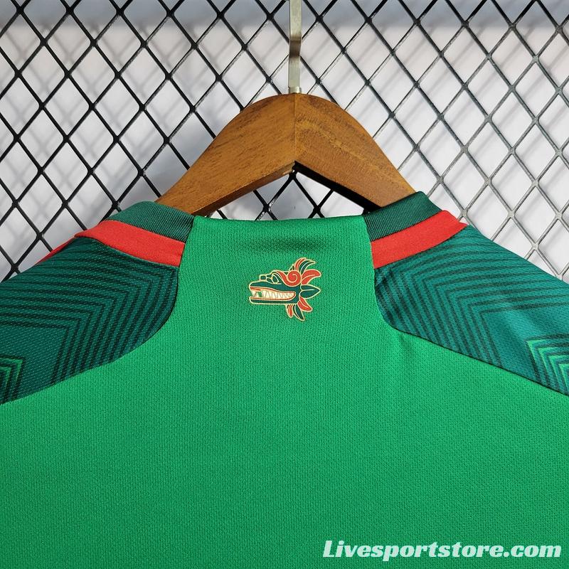 2022 Mexico Home Soccer Jersey