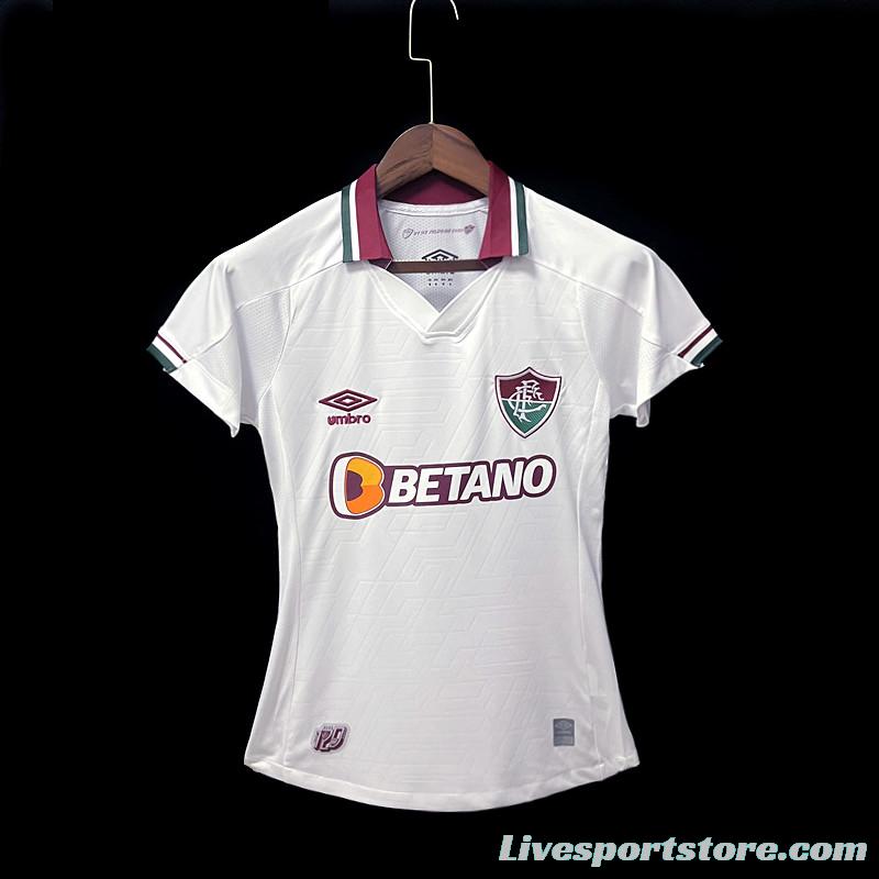 22/23 Woman Fluminense Away Soccer Jersey