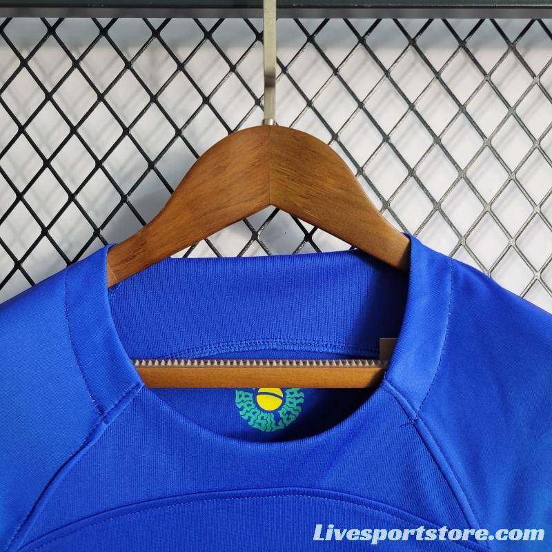 2022 Woman Brazil Away Soccer Jersey