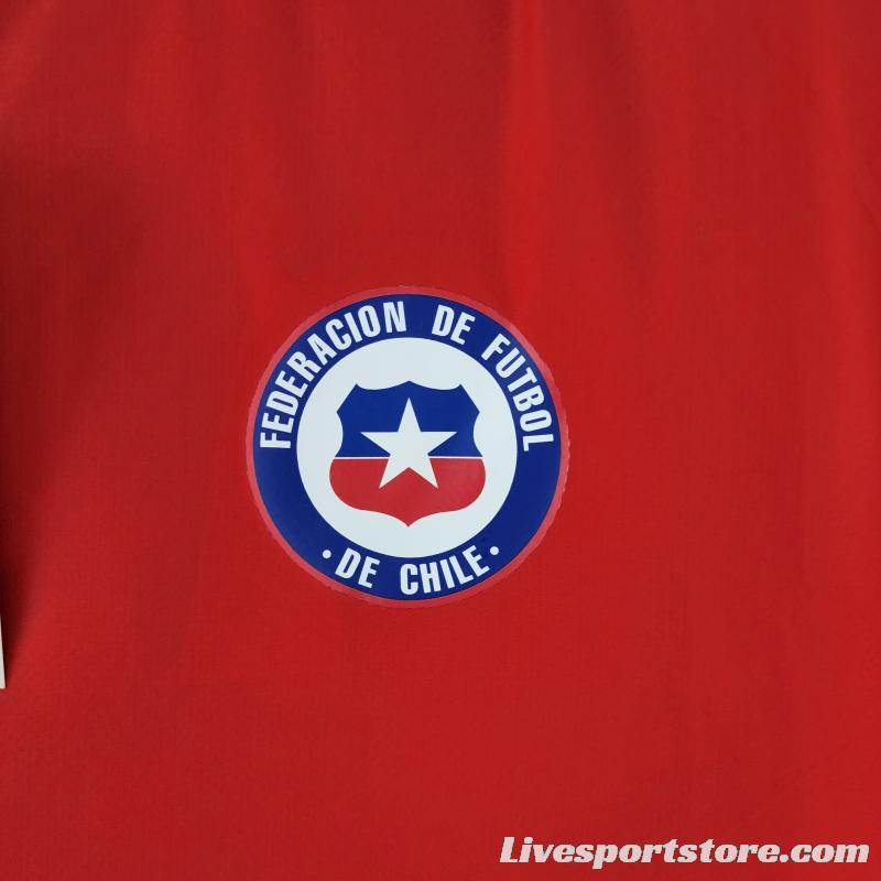 2022 Chile Windbreaker Red White