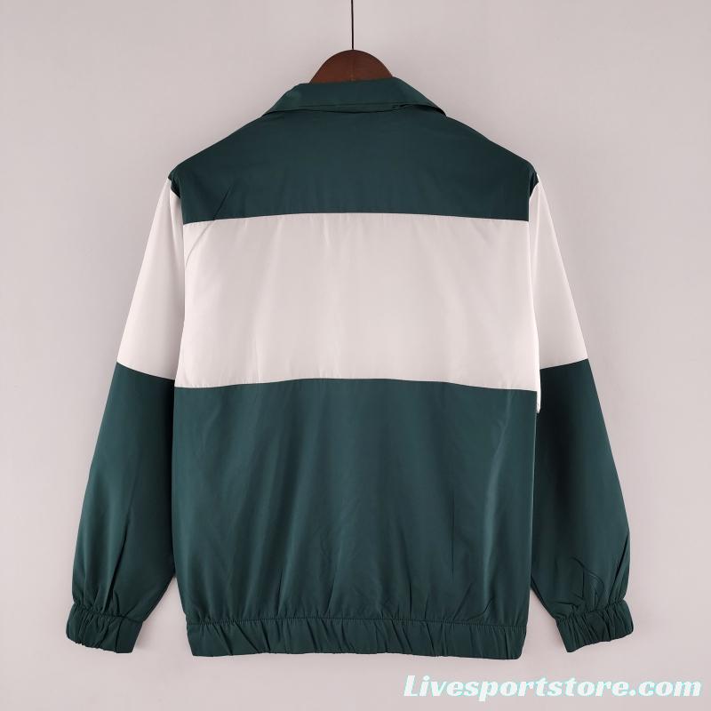 2022 Italy Windbreaker White-Green