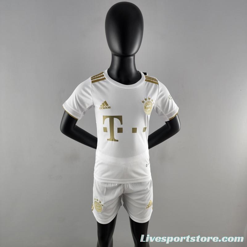 22/23 Kids Bayern Munich Away SIZE16-28 Soccer Jersey