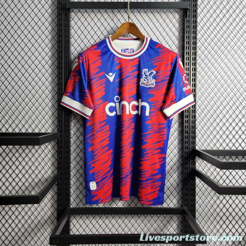 22/23 Crystal Palace Home Soccer Jersey