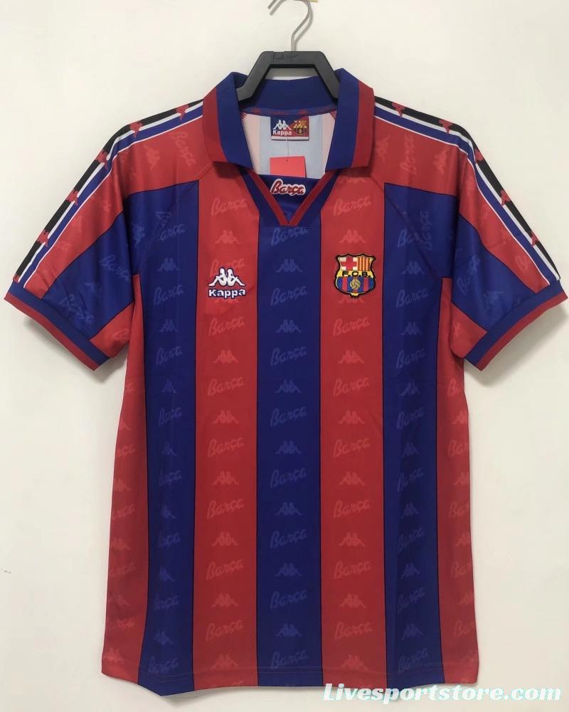 Retro 96/97 Barcelona Home Soccer Jersey