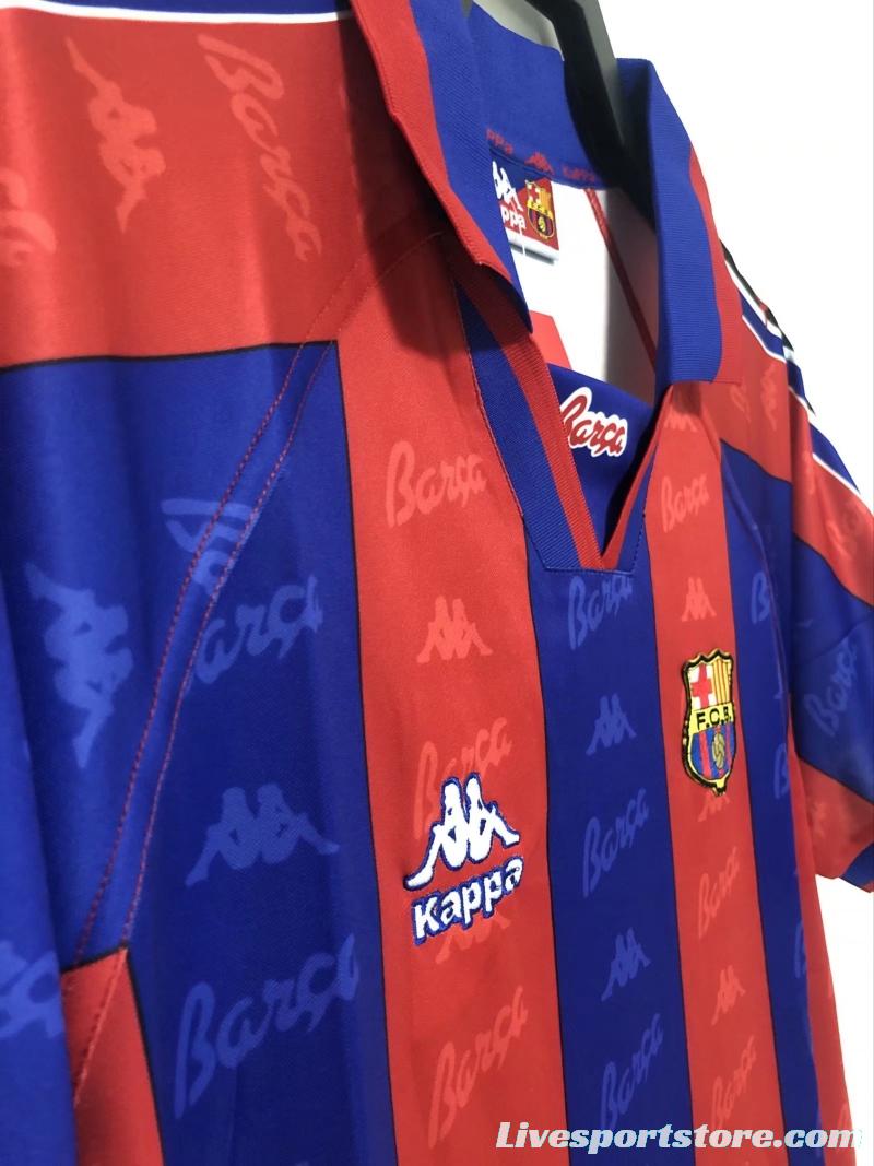 Retro 96/97 Barcelona Home Soccer Jersey