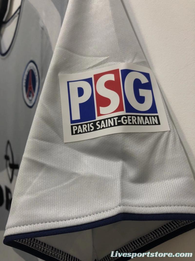 Retro 01/02 PSG Away Soccer Jersey