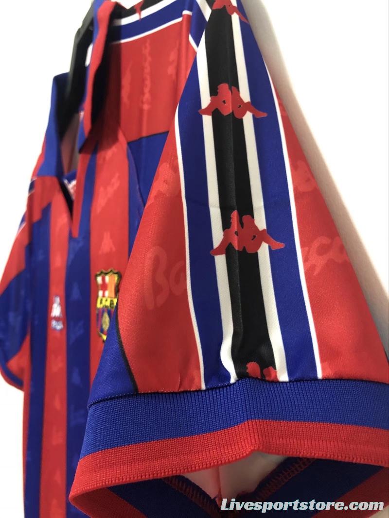 Retro 96/97 Barcelona Home Soccer Jersey