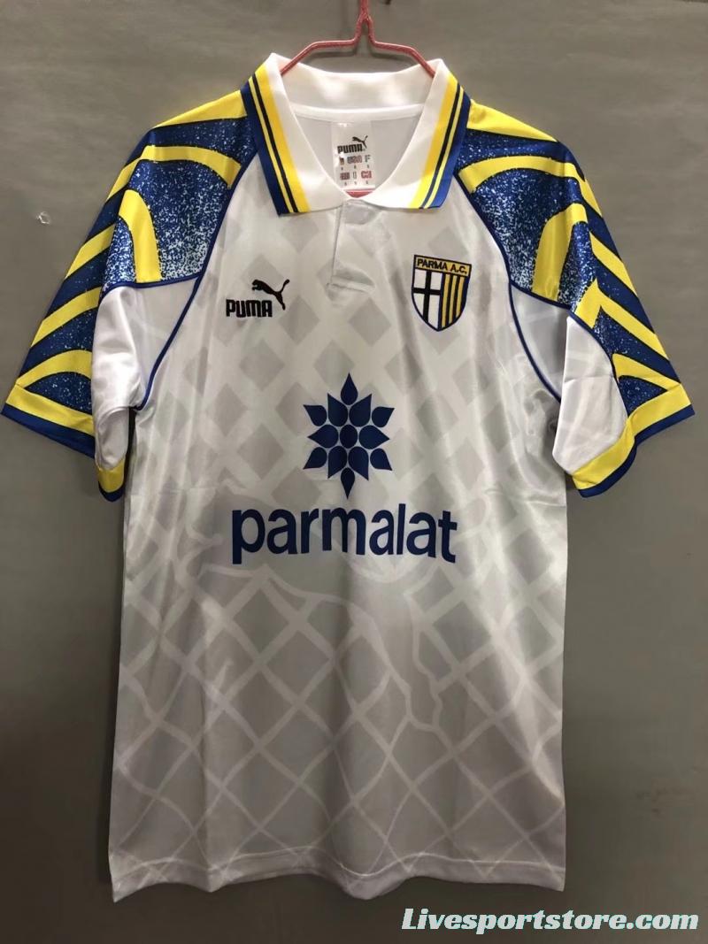 Retro 95/97 Parma Home Soccer Jersey