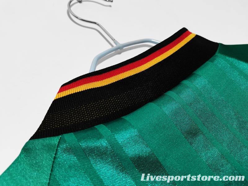 Retro 1992 Germany Away Soccer Jersey