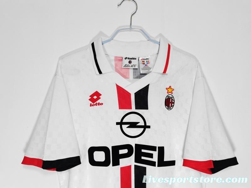 Retro 1995/96 AC Milan Away Soccer Jersey